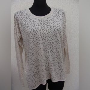 H+M | Leopard Print Long Sleeve Shirt